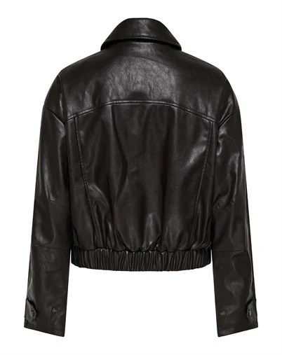 Only - ONLMelle Faux Leather Jakker - Chocolate Torte 